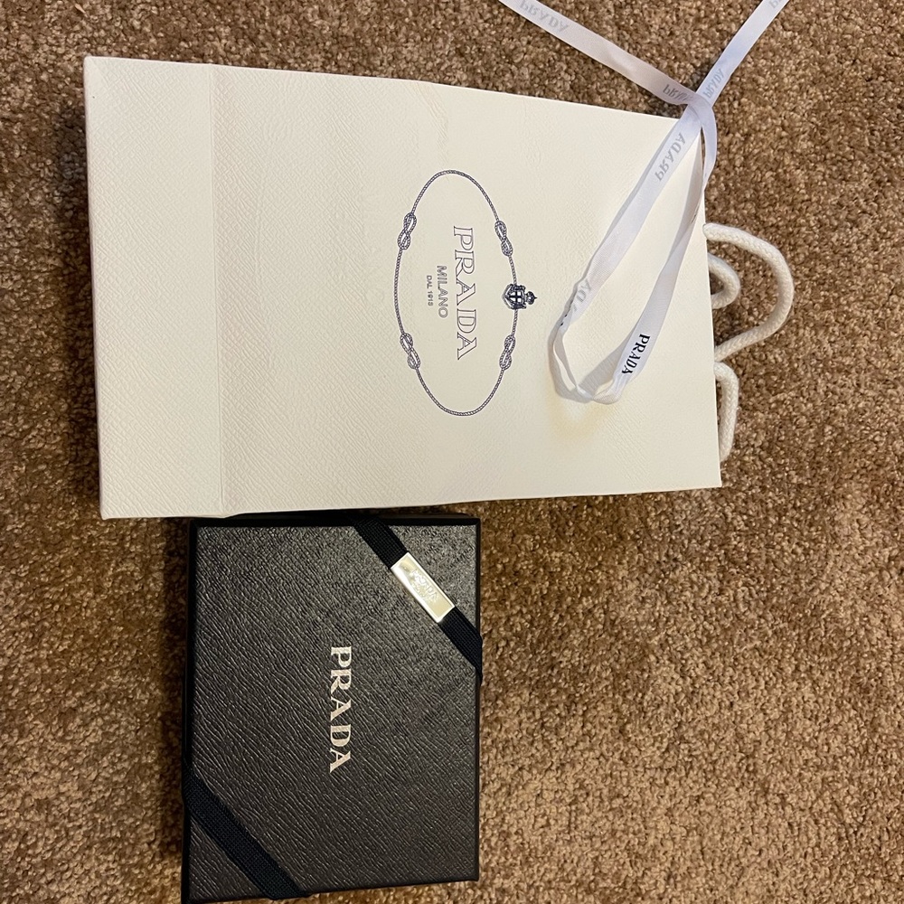 Prada key pouch